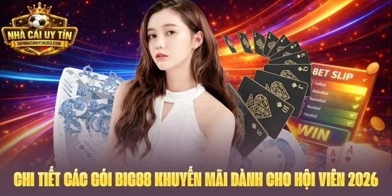 Chi tiết các gói BIG88 khuyến mãi dành cho hội viên 2026