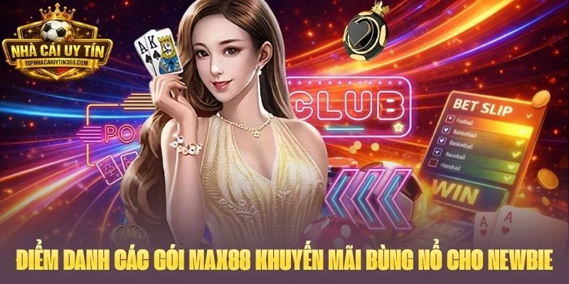Điểm danh các gói MAX88 khuyến mãi bùng nổ cho newbie